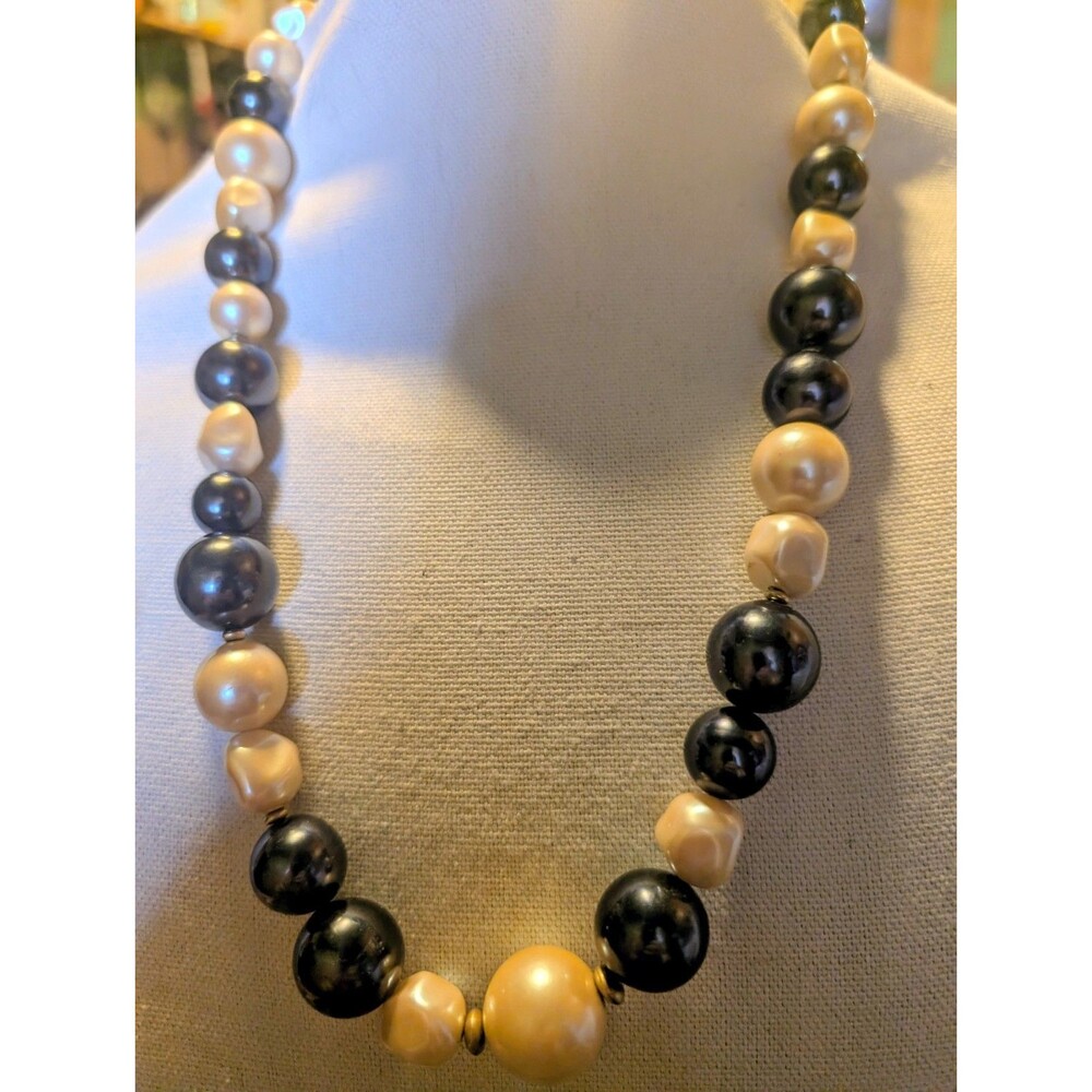 Vintage Monet Faux Pearl Necklace